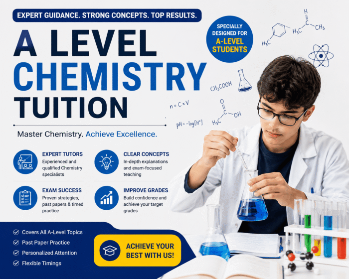 Why A Level Chemistry Tuition Benefits Students in Scoring Well in Singapore